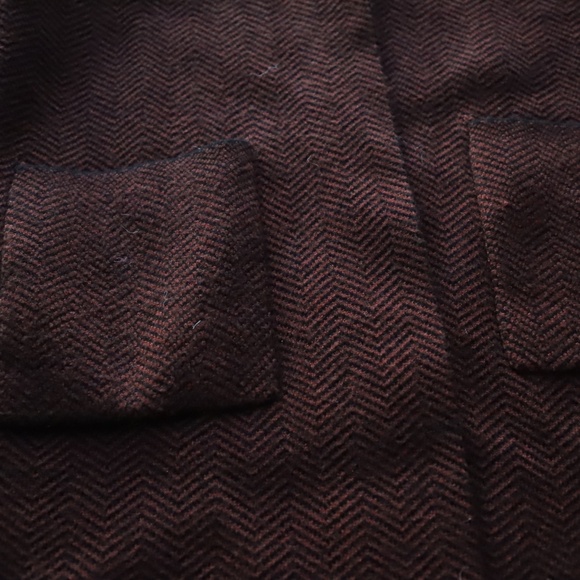 Herringbone Rust Cardigan S - Picture 4 of 5